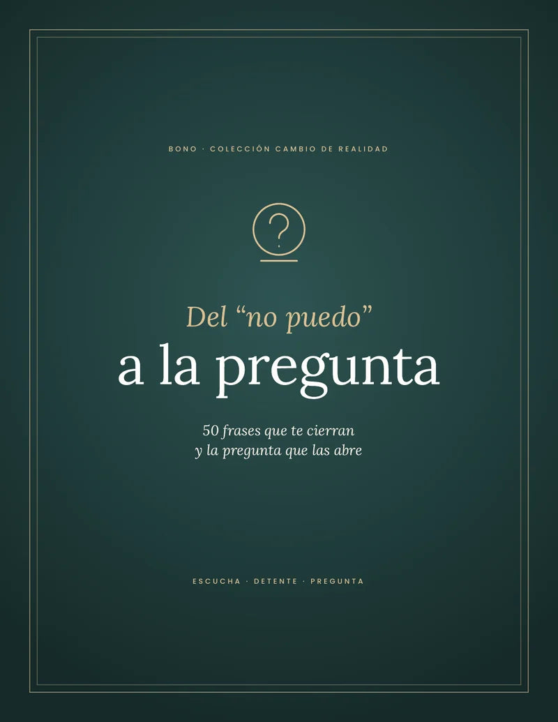 Del “no puedo” a la pregunta