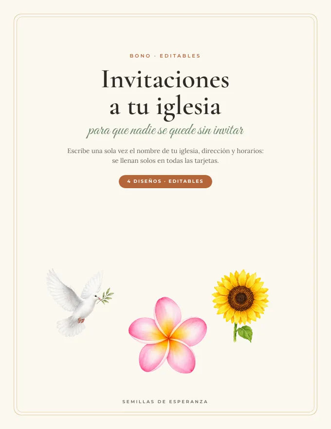 Invitaciones editables